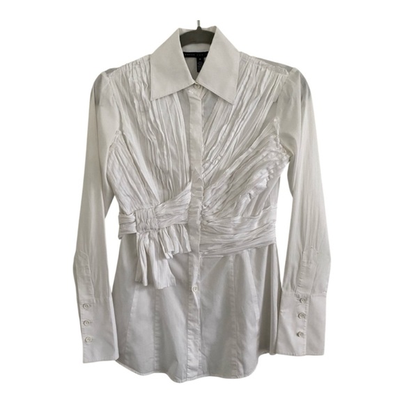 Robert Rodriguez Tops - NWT Robert Rodriguez Cotton Avante Guard French Cuff Pleated Blouse